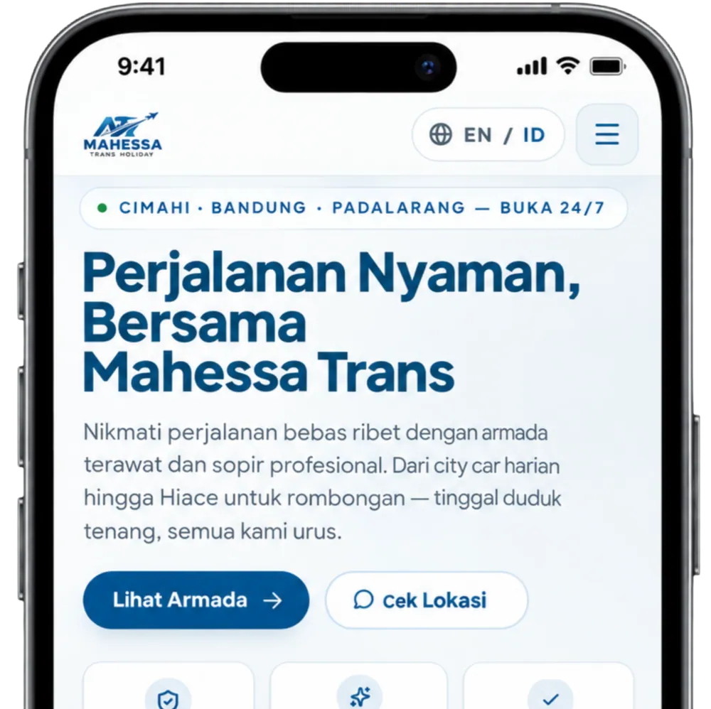 Contoh website travel dan booking